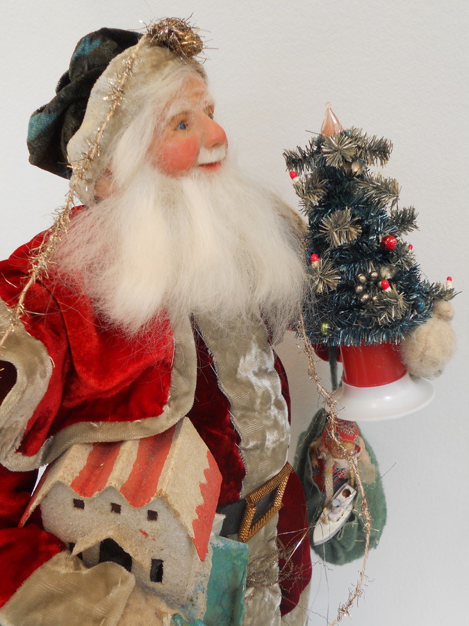 AMERICAN 1950'S SANTA CLAUS by LOIS CLARKSON - Click to close